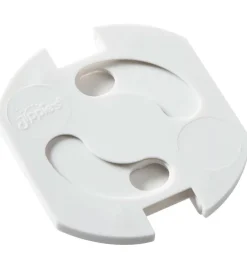 Jippies Stikkontakt-sikringer - Drejelig - 5 stk. - Hvid