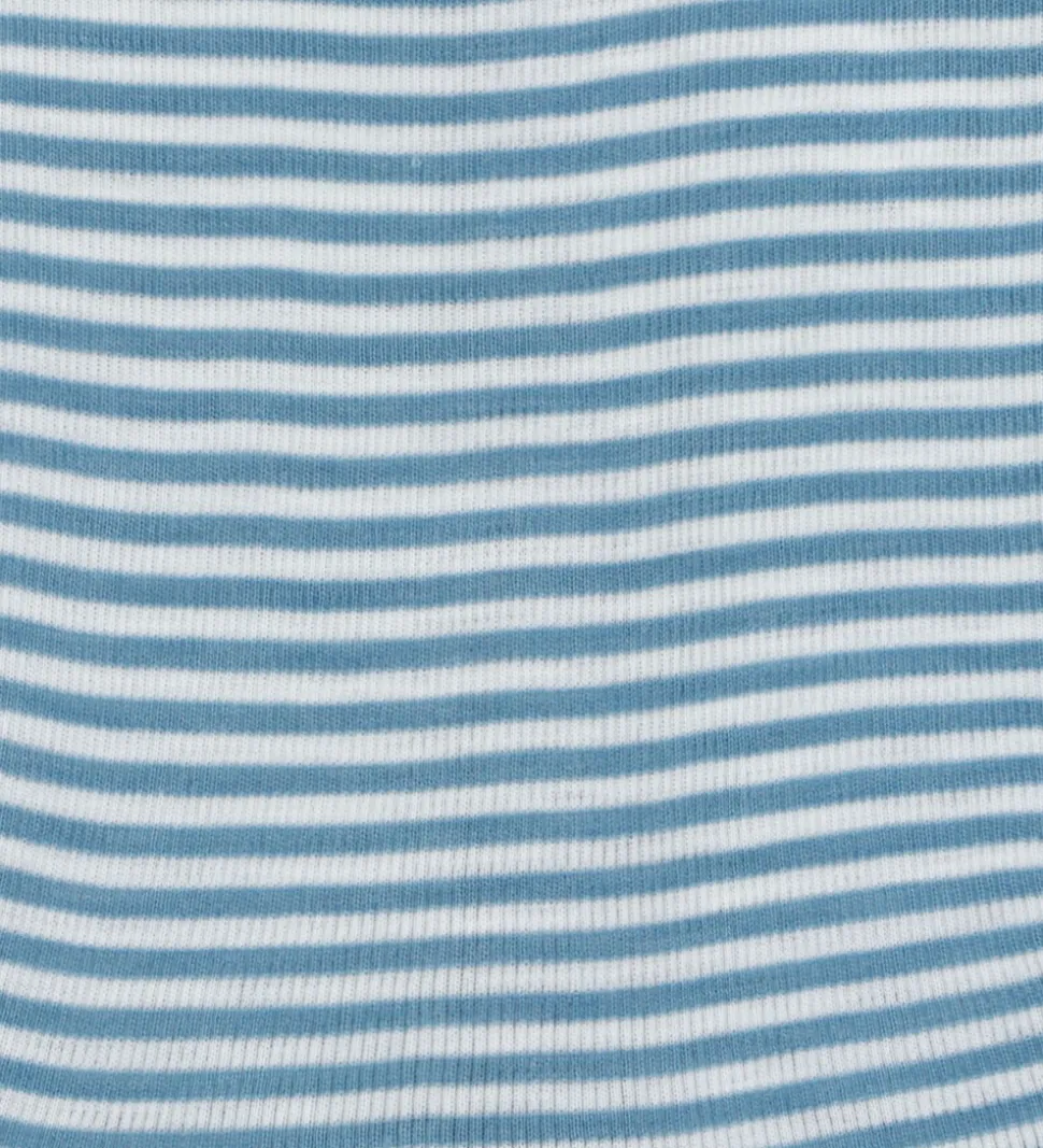 Joha Babyhjelm - Rib - Uld/Silke - Blå