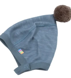 Joha Babyhjelm - Uld/Bambus - Blå