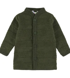 Joha Cardigan - Strik - Uld - Mos Grøn