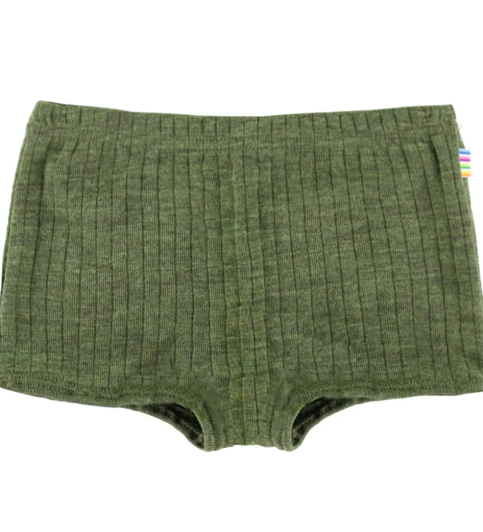 Joha Hipsters - Uld - Rib - Mørk Oliven