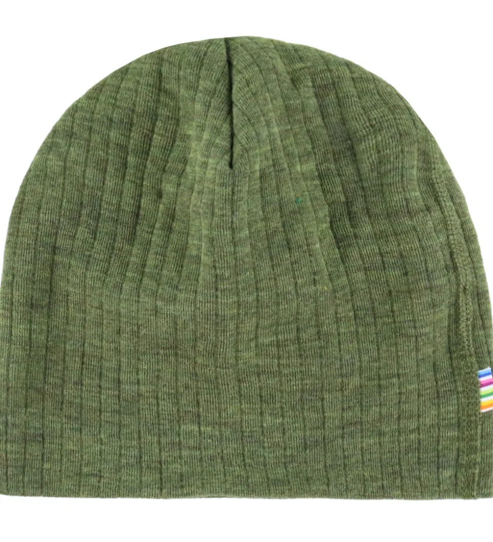 Joha Hue - Uld - Rib - Mørk Oliven