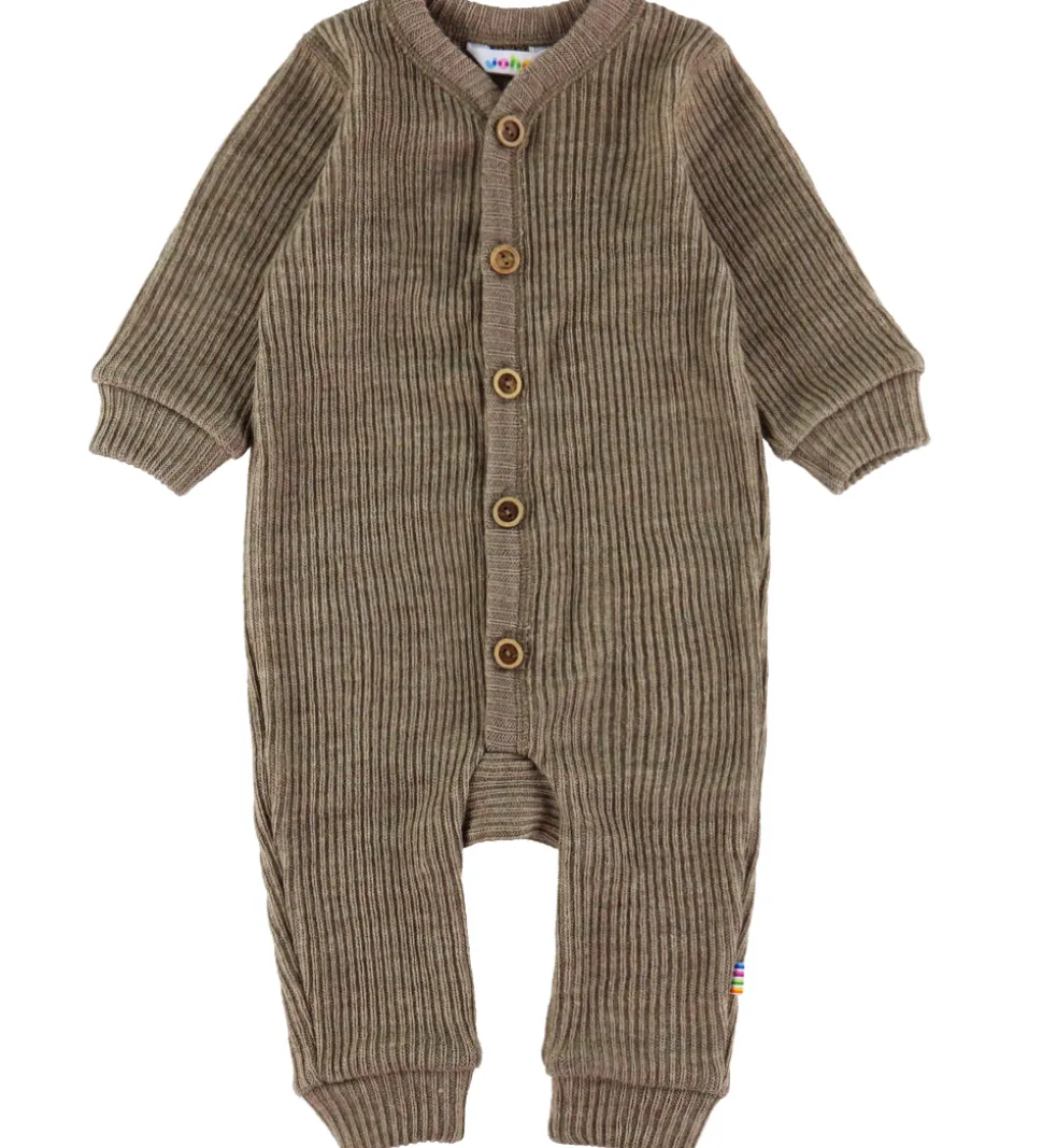 Joha Køredragt - Strik - Uld - Beige Meleret