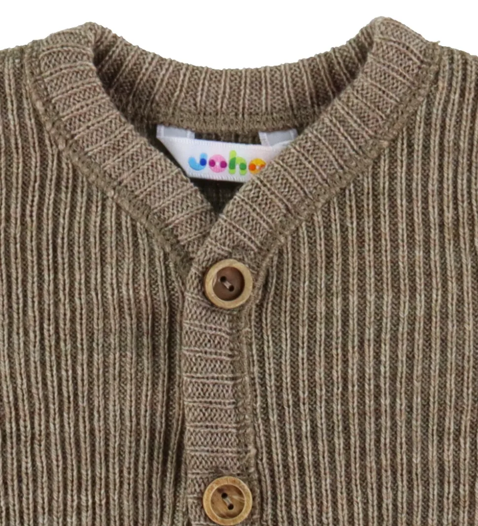 Joha Køredragt - Strik - Uld - Beige Meleret