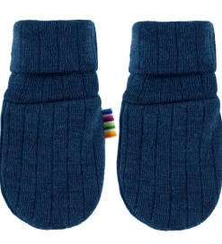 Joha Luffer - Uld - Rib - Mørk Turkis