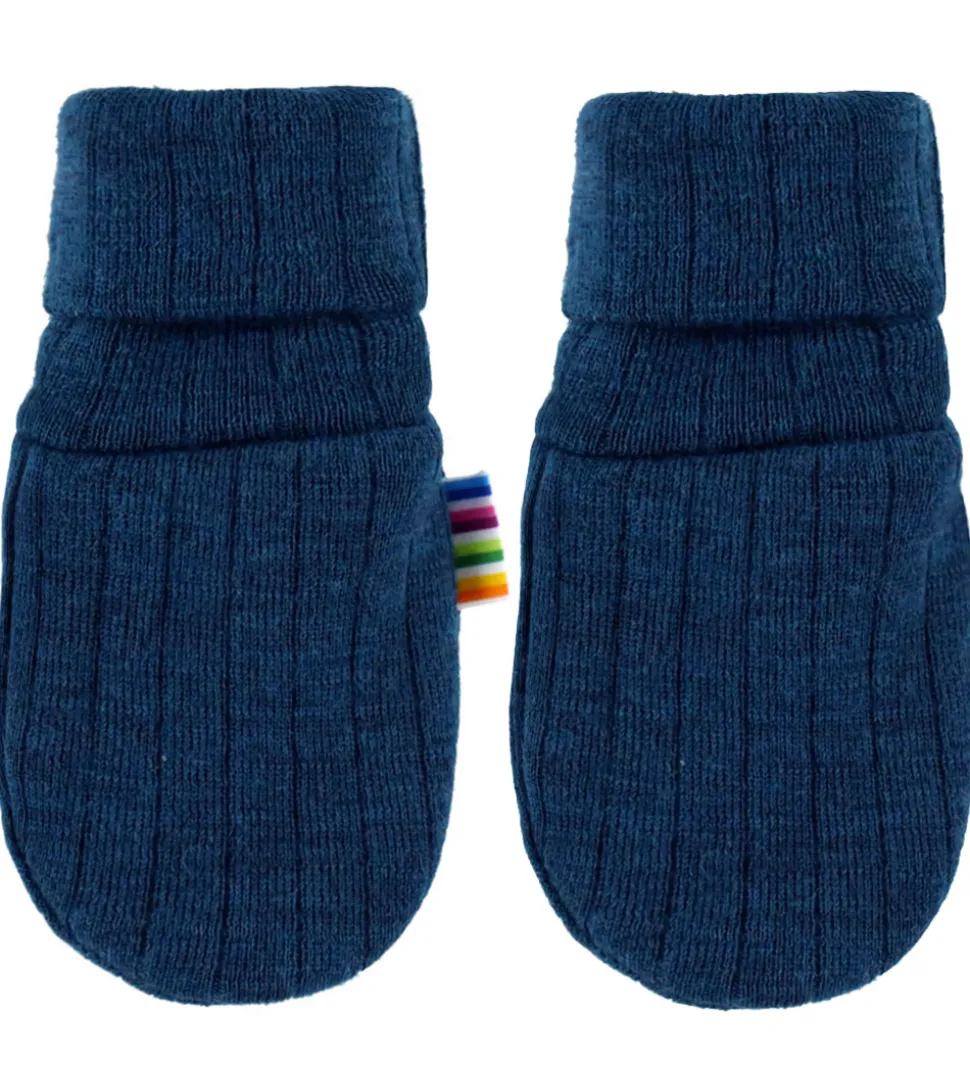 Joha Luffer - Uld - Rib - Mørk Turkis