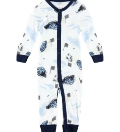 Joha Natdragt - Viskose/Bambus - Off White m. Print