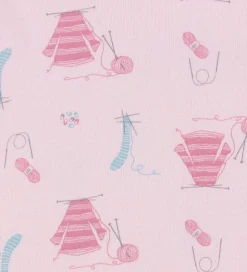 Joha Natkjole - Lyserød m. Print