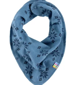 Joha Savlesmæk - Uld/Bomuld - Blå m. Snefnug