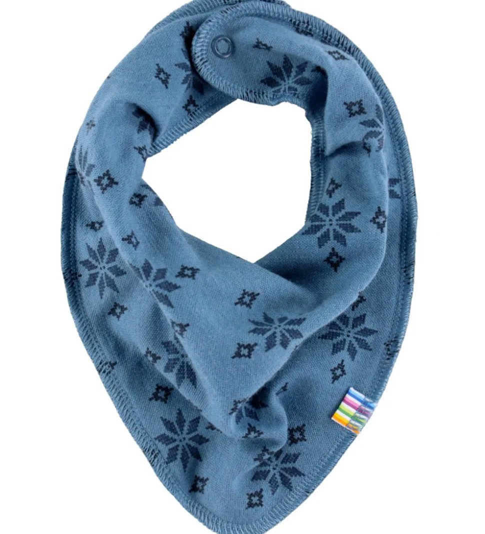 Joha Savlesmæk - Uld/Bomuld - Blå m. Snefnug