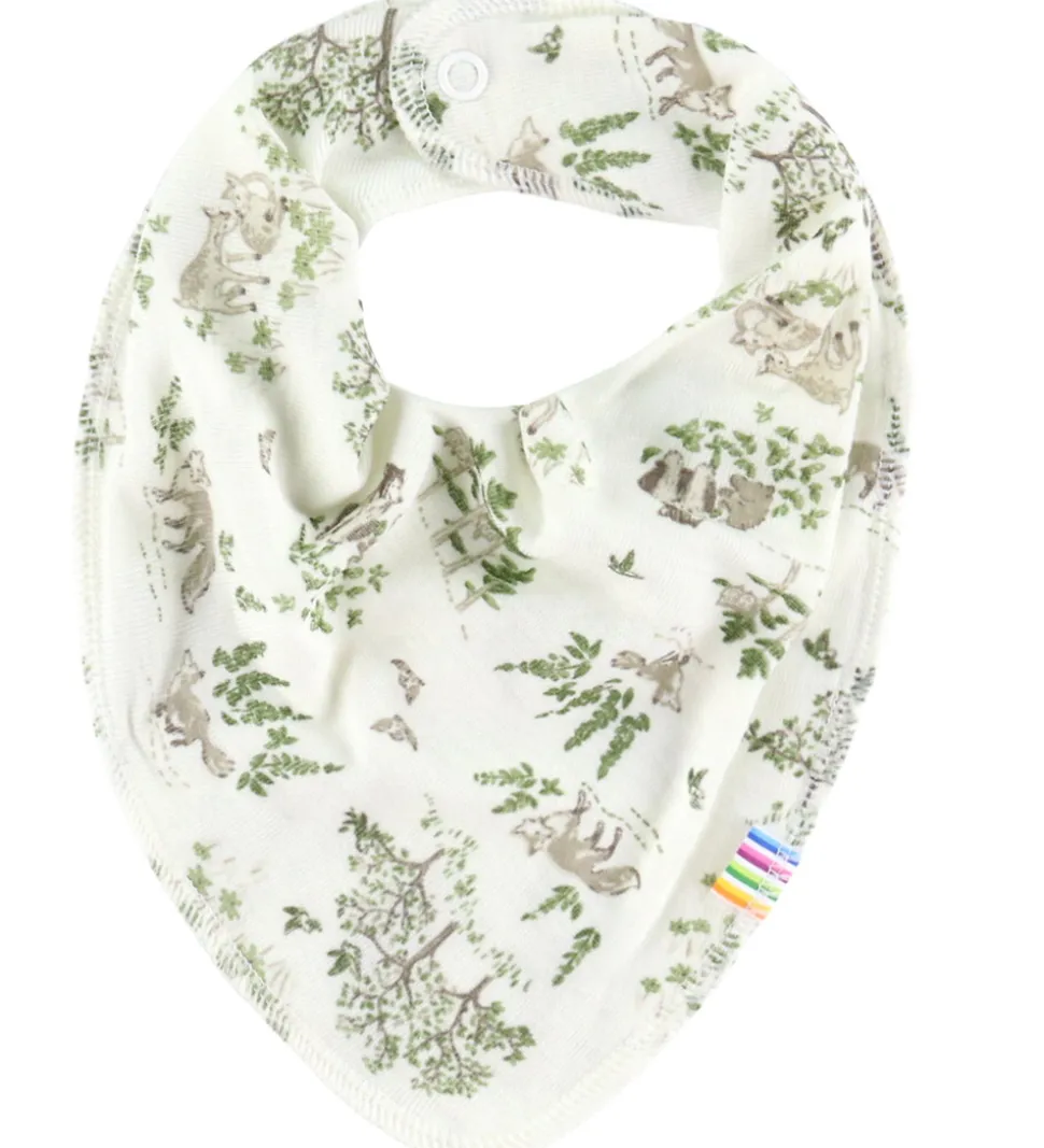 Joha Savlesmæk - Uld/Silke - Off White m. Træer