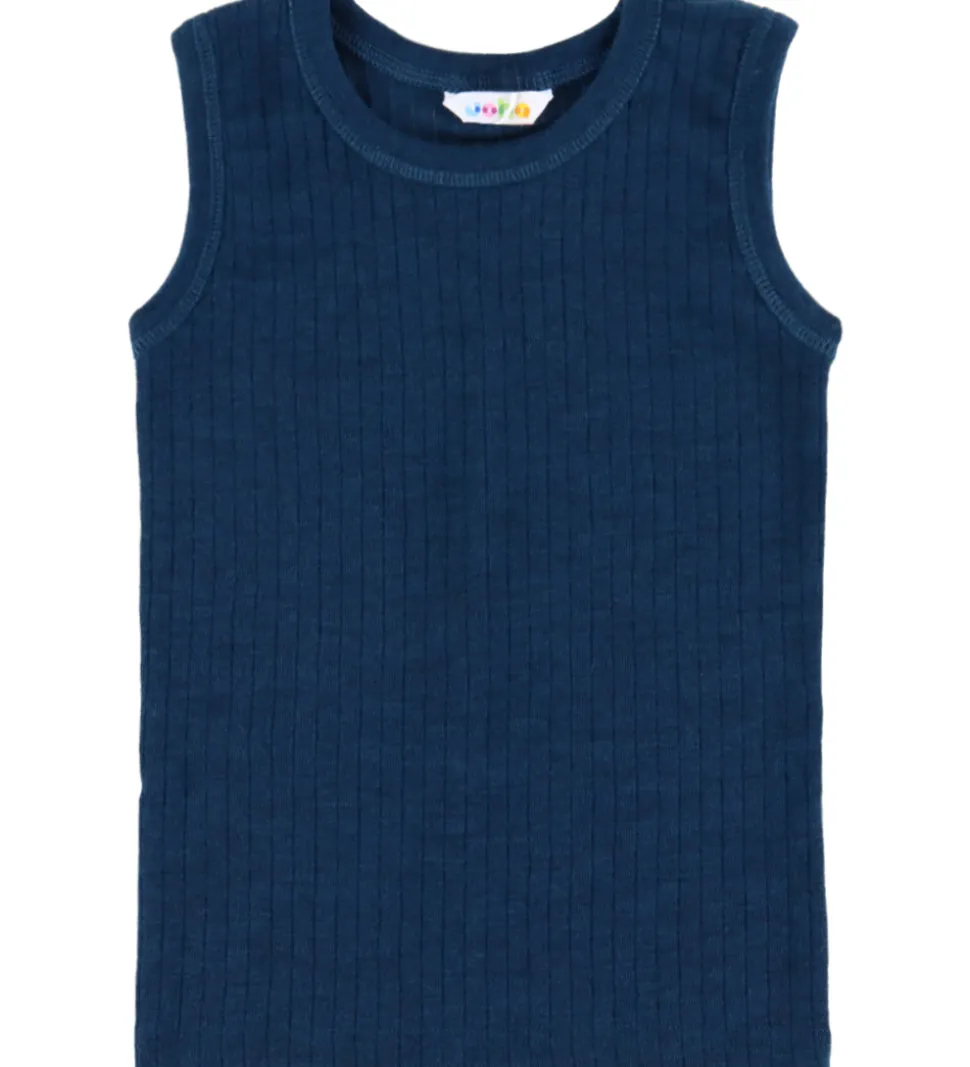 Joha Undertrøje - Uld - Rib - Mørk Turkis