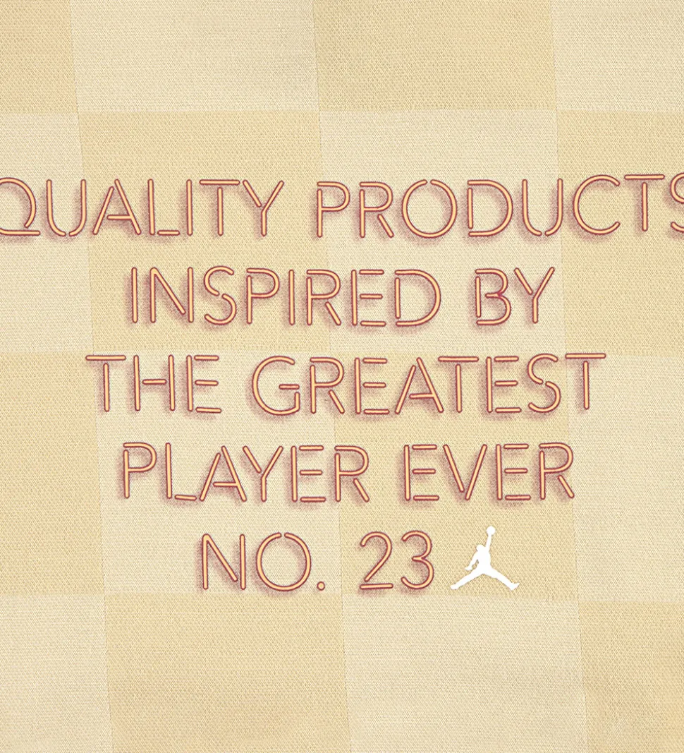 Jordan Hættetrøje - Sesame m. Logo