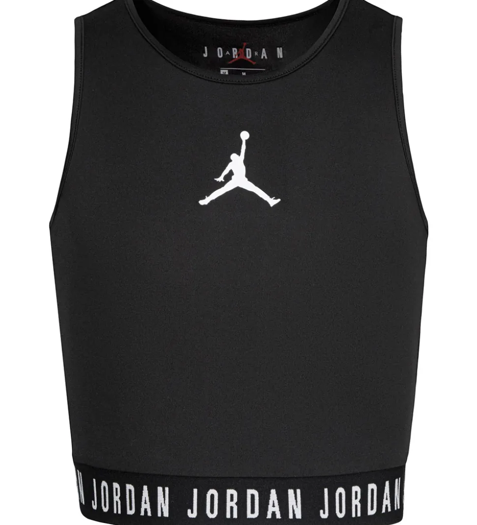 Jordan Sportstop - Dri-Fit - Sort m. Logo