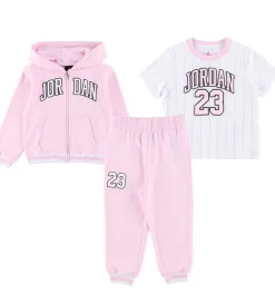Jordan Sweatsæt - Pink Foam/Hvid