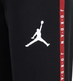 Jordan Træningssæt - Cardigan/Sweatpants - Sort m. Rød