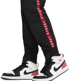 Jordan Træningssæt - Cardigan/Sweatpants - Sort m. Rød