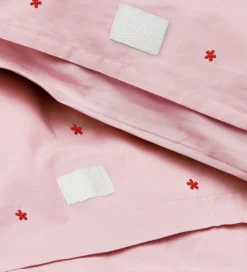 Juna Sengetøj - Daisy - Baby - Pink/Rød