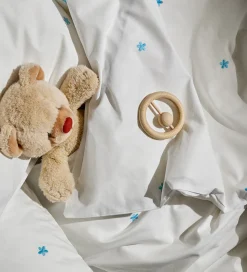 Juna Sengetøj - Daisy - Junior - Hvid/Lyseblå