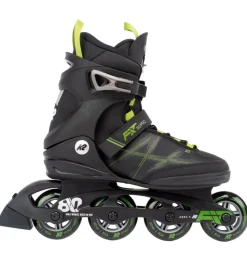 K2 Rulleskøjter - F.I.T. 80 Pro - Sort/Grøn - Inliner
