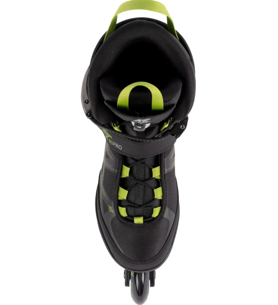 K2 Rulleskøjter - F.I.T. 80 Pro - Sort/Grøn - Inliner