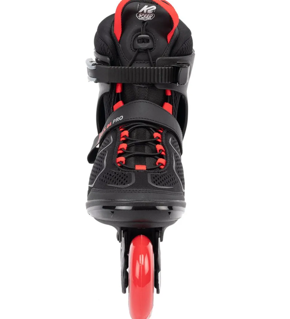 K2 Rulleskøjter - F.I.T 84 Pro - Sort/Rød - Inliner