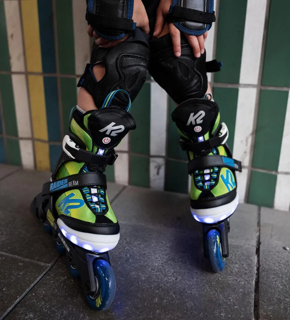 K2 Rulleskøjter - Raider Beam - Grøn/Sort - Inliner
