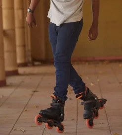 K2 Rulleskøjter - Trio LT 100 M - Sort/Orange - Inliner