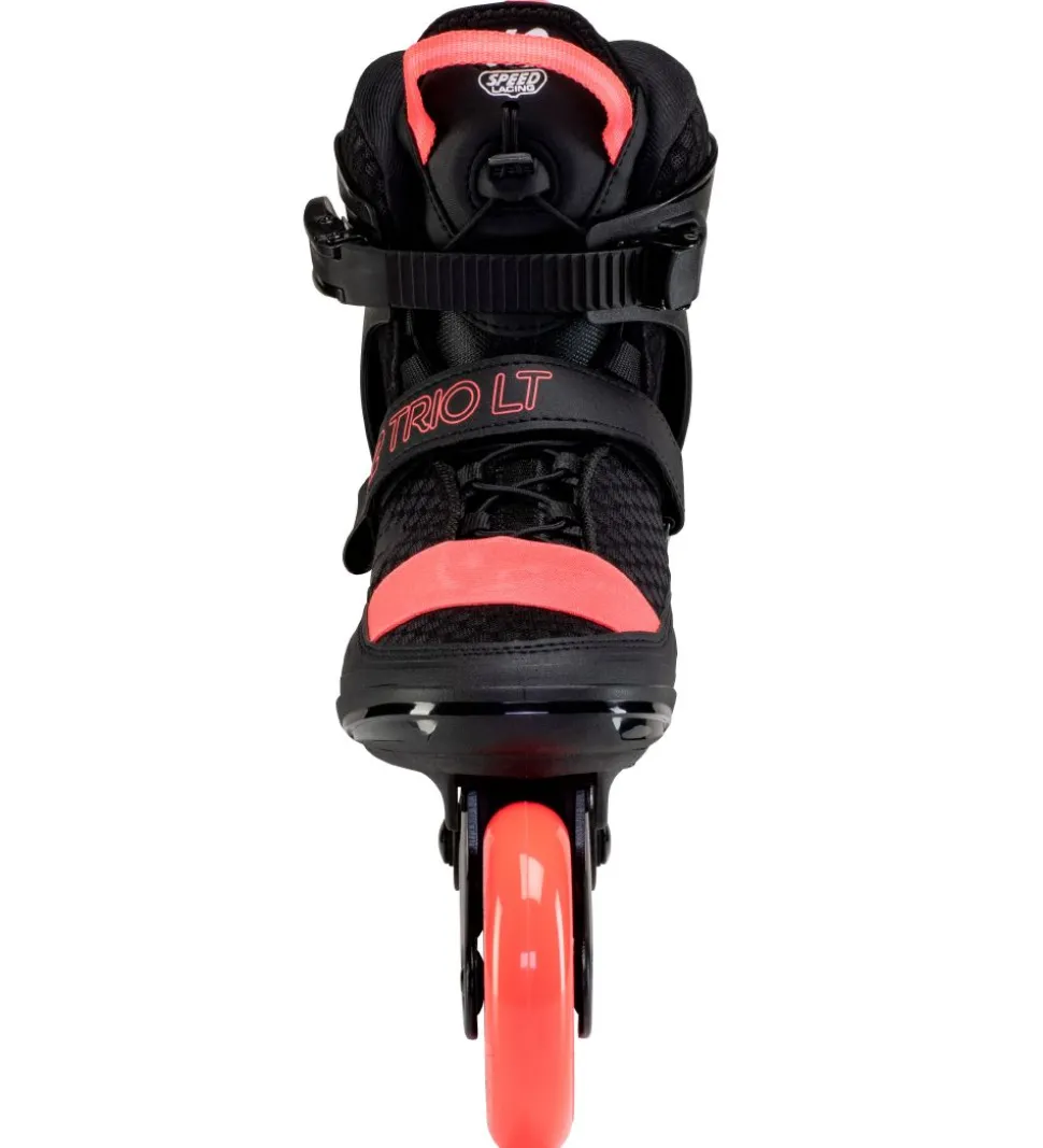 K2 Rulleskøjter - Trio LT 100 W - Sort/Koral - Inliner