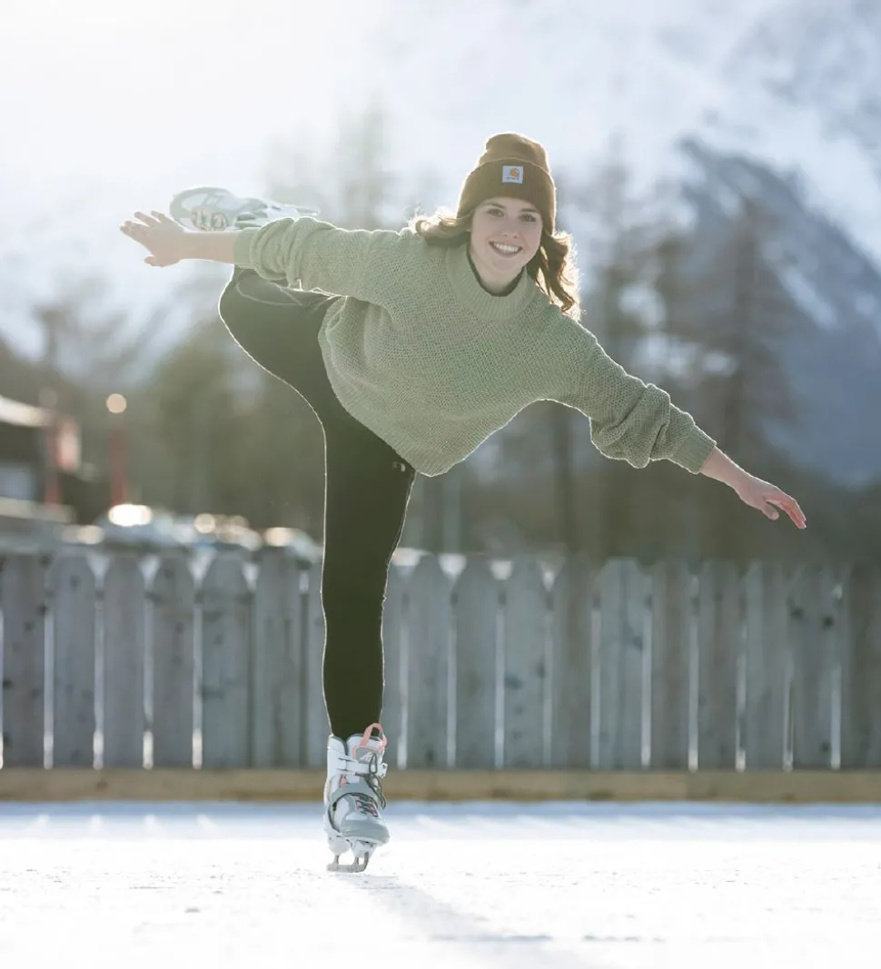 K2 Skøjter - Alexis Ice - Figure Blade - Hvid/Orange