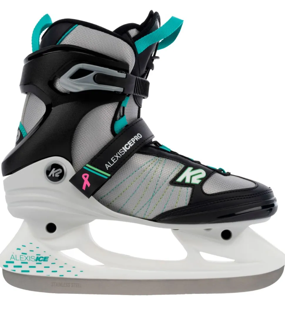 K2 Skøjter - Alexis Ice Pro - Grå/Turkis