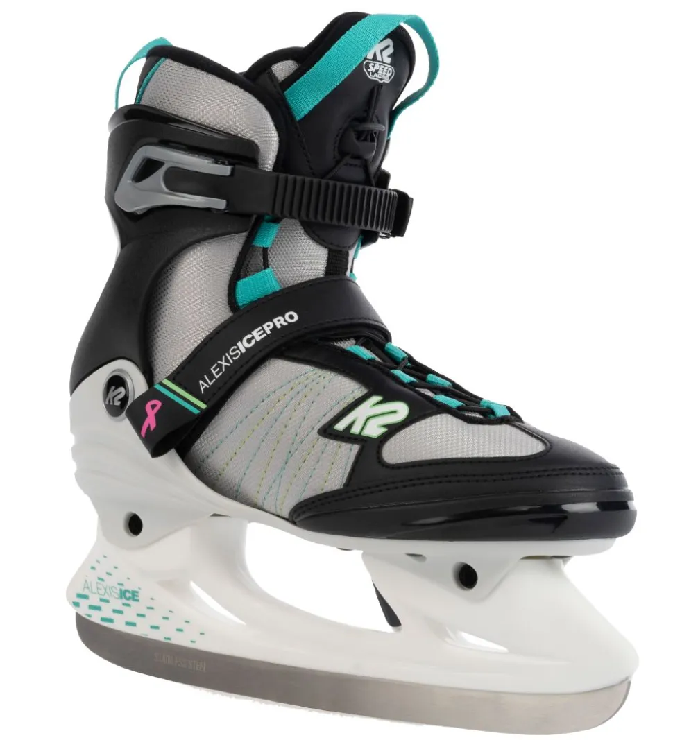 K2 Skøjter - Alexis Ice Pro - Grå/Turkis