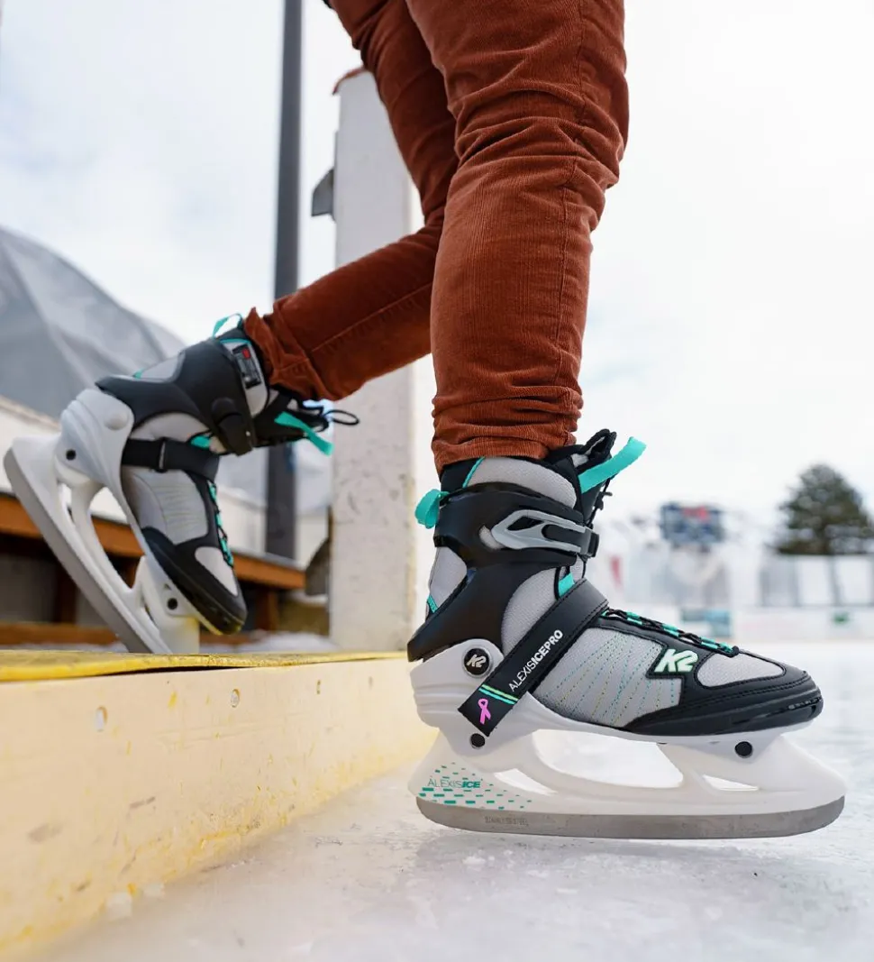 K2 Skøjter - Alexis Ice Pro - Grå/Turkis