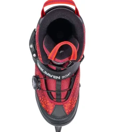 K2 Skøjter - Rink Raven Ice Boa - Sort/Rød