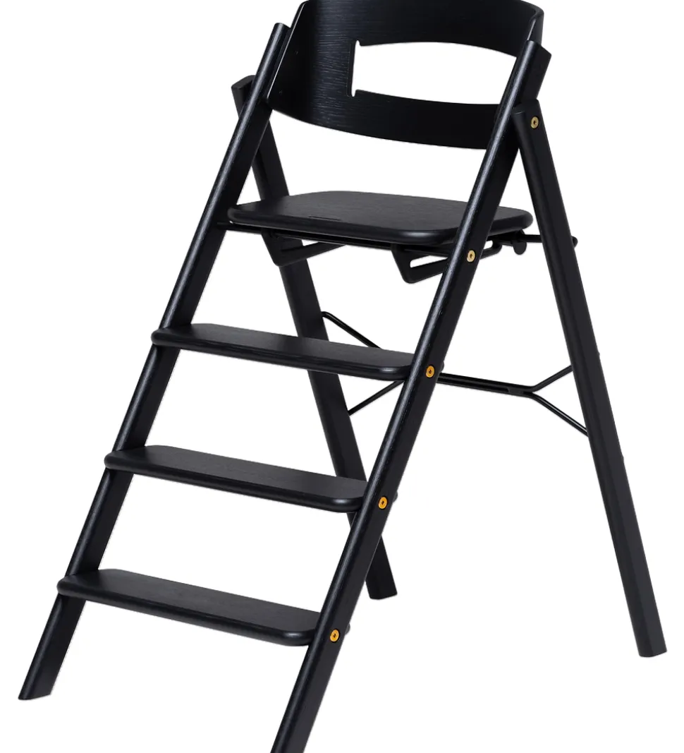 KAOS Højstol - Klapp - Egetræ - Sort