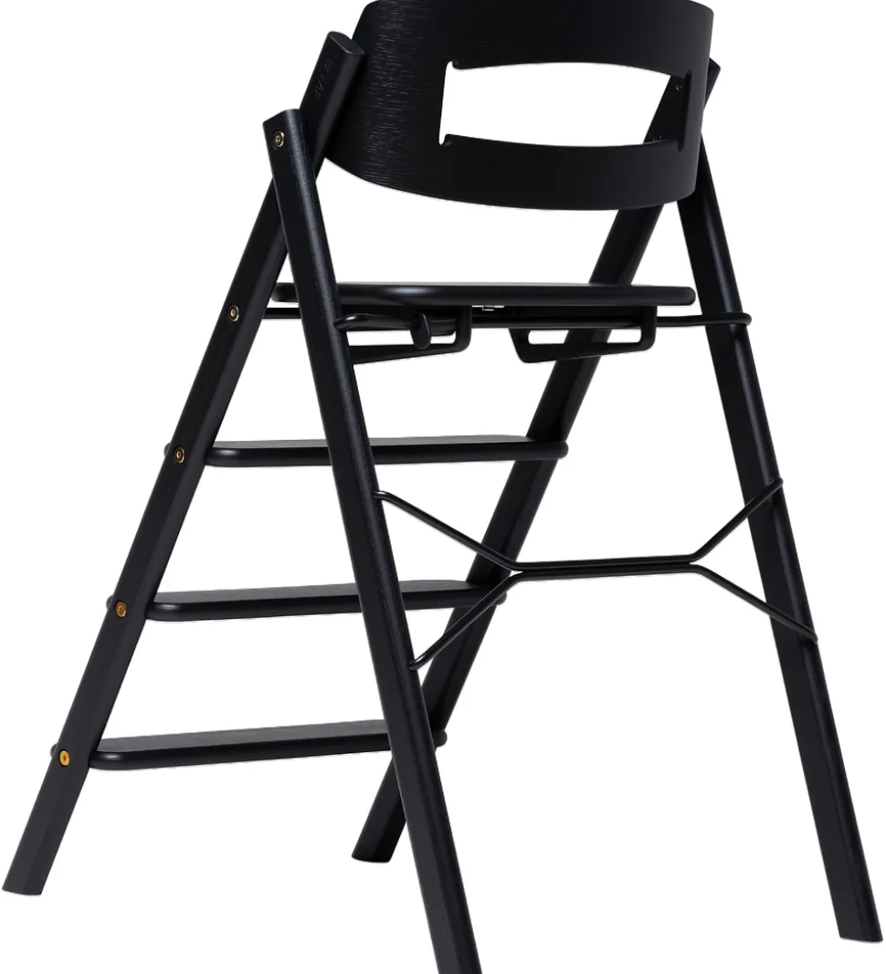 KAOS Højstol - Klapp - Egetræ - Sort