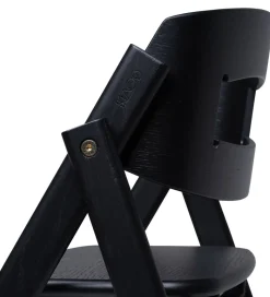 KAOS Højstol - Klapp - Egetræ - Sort