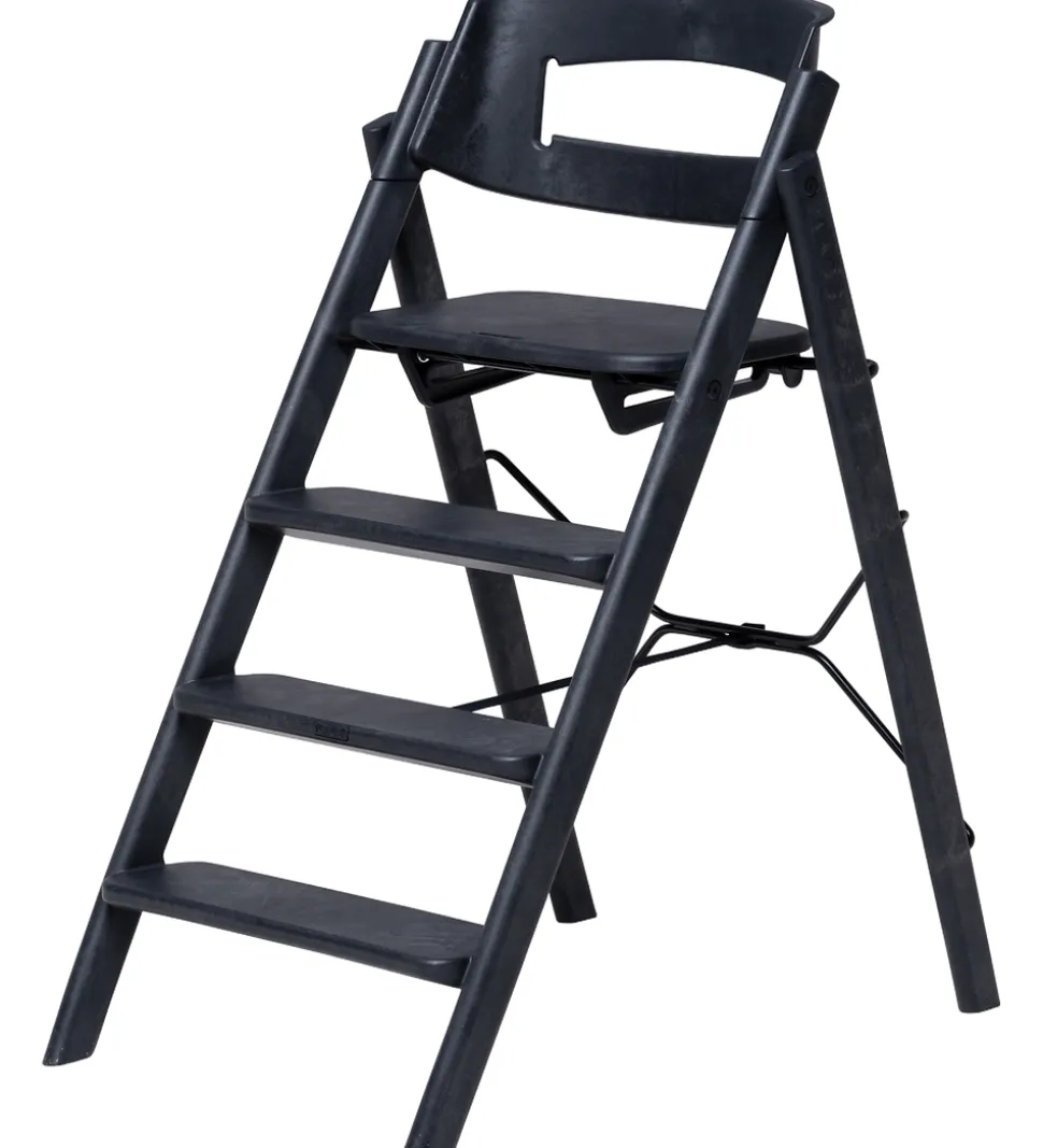 KAOS Højstol - Klapp - Genanvendt Plastik - Charcoal Black