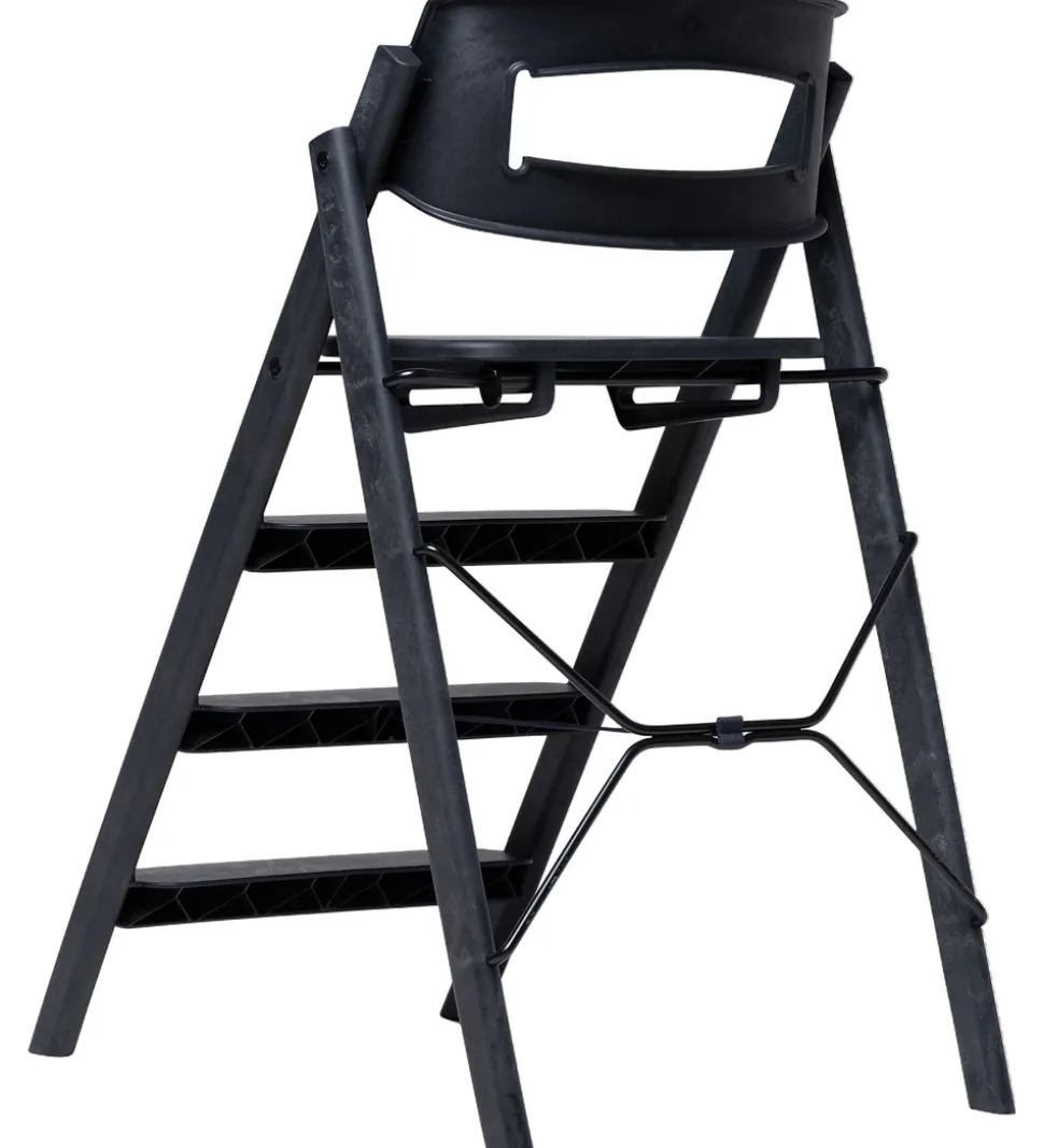 KAOS Højstol - Klapp - Genanvendt Plastik - Charcoal Black