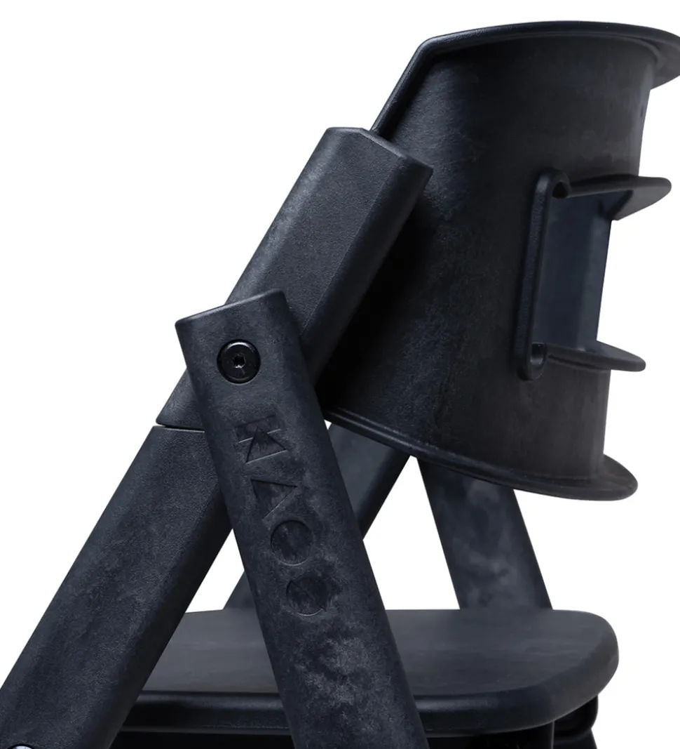 KAOS Højstol - Klapp - Genanvendt Plastik - Charcoal Black