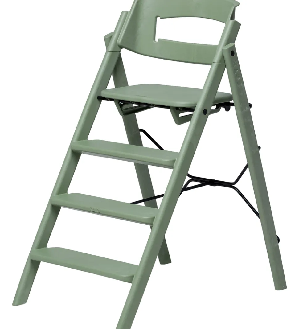 KAOS Højstol - Klapp - Genanvendt Platik - Mineral Green