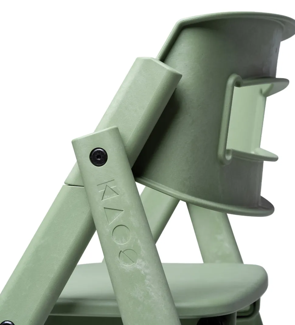 KAOS Højstol - Klapp - Genanvendt Platik - Mineral Green