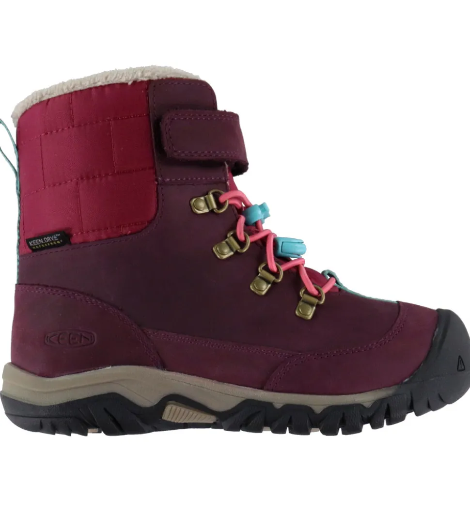 KEEN Vinterstøvler - Tex - Kanibou WP - Fig-Pink Lemonade