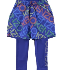 Kenzo Leggings/Shorts - Exclusive Edition - Vivid Blue m. Logo