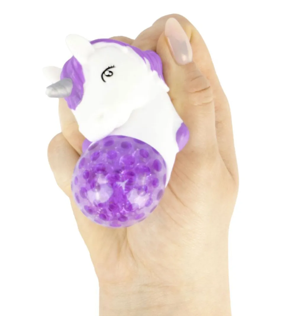 Keycraft Legetøjsfigur - Unicorn Bead Ball - Assorteret - Blå/Li