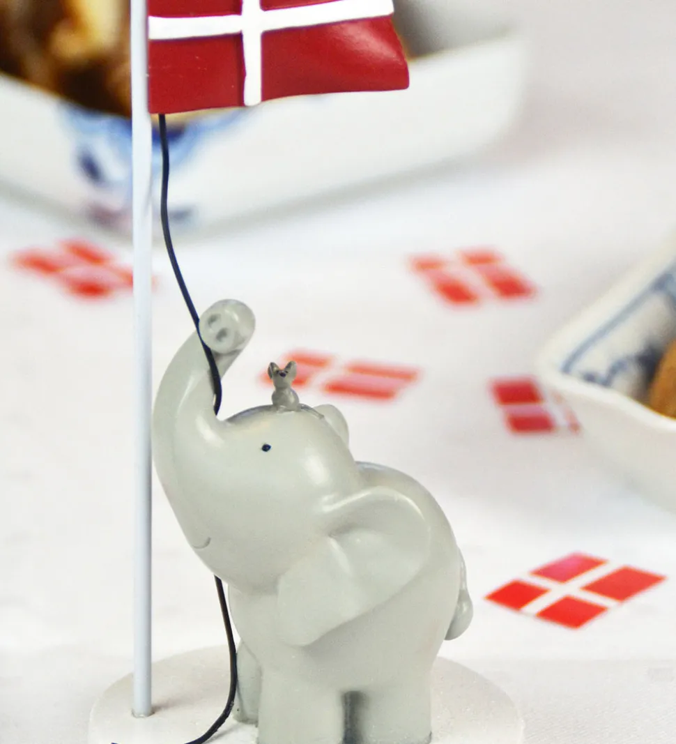 Kids by Friis Bordpynt - 14,5 cm - Elefant og mus