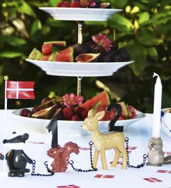 Kids by Friis Fødselsdagstog - Skovdyr m. 11 Tal