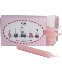 Kids by Friis Lys til Fødselsdagstog - 10 stk - Lyserød