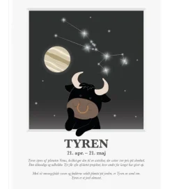 Kids by Friis Plakat - Stjernetegn - Tyren