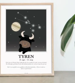 Kids by Friis Plakat - Stjernetegn - Tyren